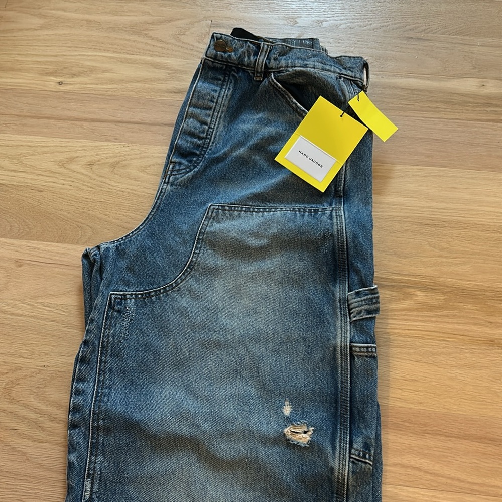 Marc Jacobs Women's Boyfriend Jeans - Blue Denim - Picture 7 of 8